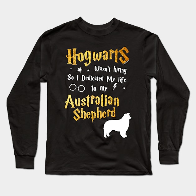 Australian Shepherd Dog Long Sleeve T-Shirt by dogfather